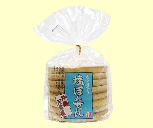 【昔懐かしい大判サイズ塩味】 8枚塩ポンせん(単価270円)6袋 【昔懐かしい大判サイズ塩味】 8枚塩ポンせん(単価270円)6袋