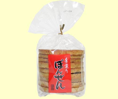 【昔懐かしい大判サイズ】 9枚手造りポンせん(単価270円)6袋 【昔懐かしい大判サイズ】 9枚手造りポンせん(単価270円)6袋