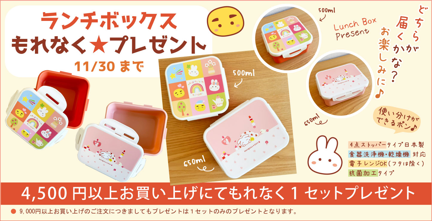 ランチボックスプレゼント